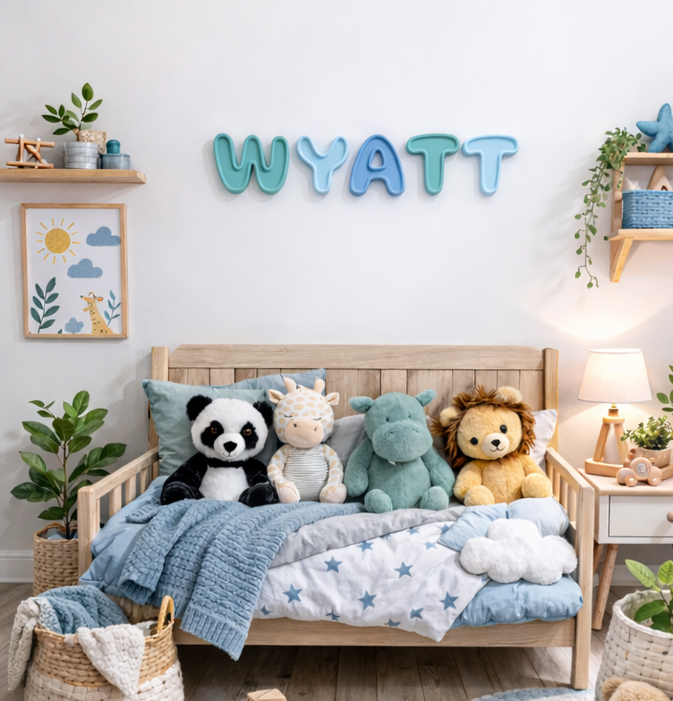 5cm tall Custom Name Sign - Free Shipping