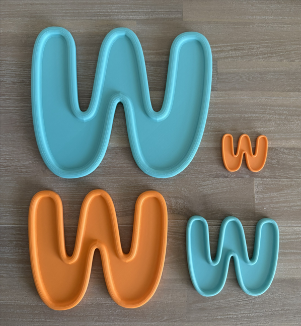 5cm tall Custom Name Sign - Free Shipping