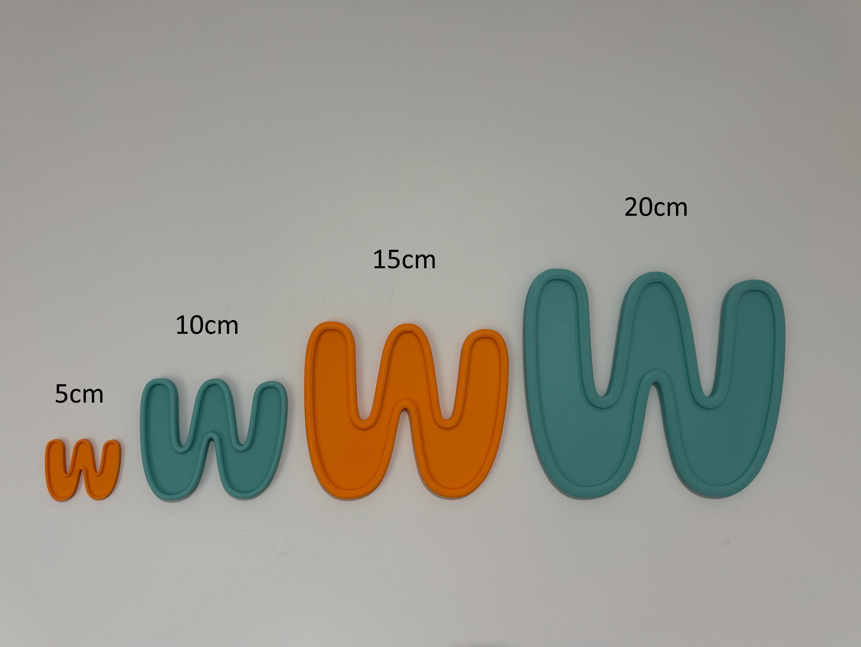 5cm tall Custom Name Sign - Free Shipping